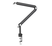 Adjustable Boom Arm For Gaming Microphone Arm Stand With Heavy Duty Clamp 360 Degree Rotating Suspension Boom Mic Stand