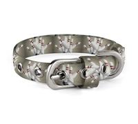 Adjustable Bowling Ball Crashing Dog Collar,Comfortable Pet Collar for Small to Medium Dogs