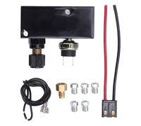 Adjustable Brake Proportioning Valve with Distribution Block High Performance Precision Braking Control System for Classic Muscle Cars 1964 1972 Black Aluminum 3/16in Brake Line