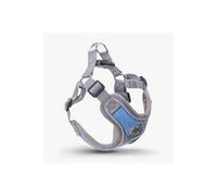 Adjustable Breathable Dog Harness Vest Padded Leash Set Blue L