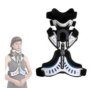 Adjustable Breathable Orthosis Cervical Thoracic, Ergonomics Thoracic Vertebra Brace, Curved Chin Rest, All-Round Fixed Support for Postoperative Rehabilitation(Adjustable)