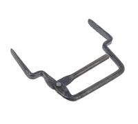 Adjustable Brick Block Carrier Tongs, Iron Paver Puller Masonry Hand Tool | Secure Clamping Mechanism, Portable Ergonomic Design, for Landscapers and Masons Handling Hollow Bricks during Pathway Laying