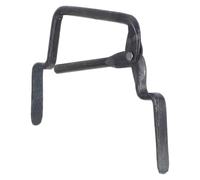 Adjustable Brick Tongs Iron Carrier Tool for Masonry Paving Construction | Secure Anti-slip Grip, Ergonomic Tubular Clamp Mechanism, Black Metal Design, Reduces Hand Strain When Moving Bricks