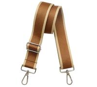 Adjustable Brown Purse Strap - 1.5" Wide Handbags, Camera, Guitar, Phone & Crossbody Bag Replacement Shoulder Straps(Silver Hardware)