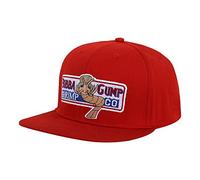 Adjustable Bubba Gump Baseball Cap Shrimp Co. Embroidered Hat (Red) (Flat Brimmed)