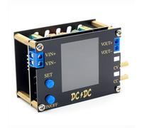 Adjustable BuckBoost Converter Power Module 0 5 32V Output 3A 35W with Digital Display, Heat Sink and Timed Power On/Off for Stable Power Supply (35W Without fan)