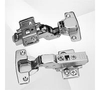 Adjustable Buffer Hinge Stainless Steel Hydraulic Cabinet Door Damper Soft Closing for Kitchen Cupboard Furniture 1Pcs(A6)