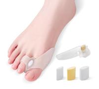 Adjustable Bunion Corrector for Women and Men - Toe Spacers and Separators for Overlapping Toes, Big Toe Straightener, Hammer Toe Corrector, Soft Toe Spacer for Pain Relief, Alignment, and Comfort