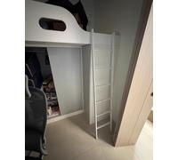 Adjustable Bunk Bed Ladder for RV & Dorm Slanted Hook Design Replacement Step Ladder Fits 116185cm Beds Safe & Sturdy Climb Easy Installation