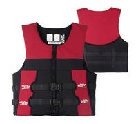Adjustable Buoyancy Life Jacket, Lightweight Swim Vest and Snorkel Vest with High Buoyancy for Swimming, Surfing, Kayaking(S)