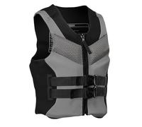 Adjustable Buoyancy Life Jacket, Lightweight Swim Vest and Snorkel Vest with High Buoyancy for Swimming, Surfing, Kayaking(GRAY,XXL)