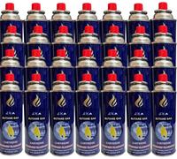 Adjustable Butane Gas Bottle for Camping Cooker, Heater, BBQ & Weed Burner (28, Blue)