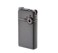 Adjustable Butane Torch Lighter, Refillable Jet Flame Cigar Lighter with Rotating Ejection for Candle, Campfire, BBQ and Grill (No Butane Included)