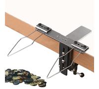 Adjustable Button Hook, Double Headed Helper Tool, 12x4cm Button Assist with Manual Clamp Feature, Sewing Machine Accessories, Threading Tool with Compact Build, Device for Factory Use