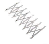Adjustable Buttonhole Spacer Sewing Gauge Metal Knit Quilting Ruler - Flexible Hemming Tool for Curtain Pleats & Fabric Measuring 16cm