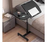 Adjustable C-Sd Floating TV Stand - Modern Foldable Console Table, le Accent Table for Smals, Minimalist Living Room Décor, Versatile Couch Side Table.