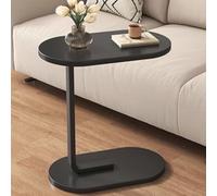 Adjustable C Shaped End Table - 360° Swivel Side Table for Couch & Bed, Space Saving, Ideal for Living Room & Bedroom