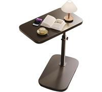 Adjustable C Table - Modern Swivel End Table for Small Spaces, Couch Side Table That Slides Under for Living Room & Bedroom