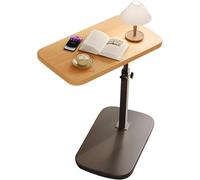 Adjustable C Table - Modern Swivel End Table for Small Spaces, Couch Side Table That Slides Under for Living Room & Bedroom