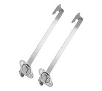 Adjustable Cabinet Cupboard Door Hinge Down Drop Lid Support, 2 Pieces (10inch)