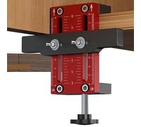 Adjustable Cabinet Door Installation Positioner,Cabinet Door Installation Positioner,Aluminum Alloy Cabinet Hardware Jig,Cabinet Door Mounting Jig, for Woodworking