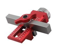 Adjustable Cabinet Door Positioner Jig for Face Frame and Frameless Cabinets, Aluminium Alloy Construction (B)