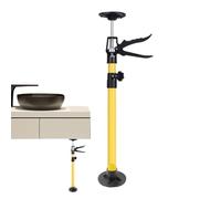 Adjustable Cabinet Installation Jack, Telescopic Support Rod Lifter Jack, Support Up To 40Kg, Labor Saving Hand Lever Arm Lifter For Installing Drywall Cabinets Stairs And Woodworking (Yellow)
