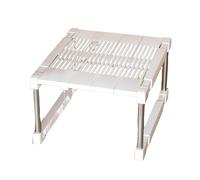 Adjustable Cabinet Shelf DividersRetractable Kitchen & Wardrobe nizerLaye Sto RackCloset Divider White 6480cm L 38cm H 2533cm W