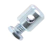 ADJUSTABLE CABLE LOCK BARREL CLAMP THROTTLE 9MM 10MM GUIDE HANGER END STOP VINTAGE MOPED ROLLER SCOOTER MOTORBIKE BRAKE ACCELERATOR GAS