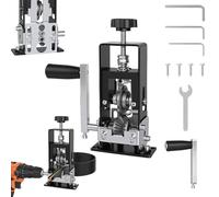 Adjustable Cable Stripper Machine with Blade,Manual or Drill Powered Dual Drive Wire Stripper Machine, Portable Electric Wire Stripping Tool, Wire Crimping Tool for Efficient 2-25mm Scrap Copper Metal