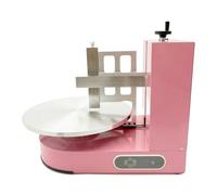 Adjustable Cake Decorating Machine For 4-16 Inch Cakes, Smooth Cream Spreading & Coating Tool With Spatula Turntable - Ideal For Bakeries & Dessert Shops (pink)