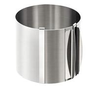 Adjustable Cake Ring, Stainless Steel Pastry Mold, Tall Round Baking Frame, Diameter About 16-30cm Multi-Size Dessert Ring, Cake Decorating Tool for Layered Cakes, Cheesecakes