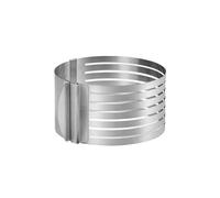 Adjustable Cake-Slicer and Cake Mold Layer Cake Cutter Leveler Stainless Steel Cake Slicing-Ring 16-20cm DIY Baking Tool Bread-Slicer Machine for Homemade-Bread Adjustable