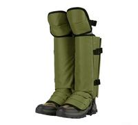 Adjustable Calf Wraps Waterproof Leg Gaiters for Hunting and Hiking, Snow Sand Guards BRUSHs Clearing Gear, Thorn Protection Sleeves for Off Road Leg Shields(Green)