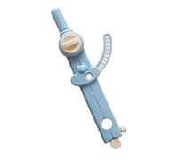 Adjustable caliper compass with wing scale lockable wings is a multifunctional drawing measuring tool for students