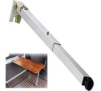 Adjustable Camper Table Legs Metal Folding Table Feet 30-150cm Height Telescopic Bar Support 52in/132cm Portable Outdoor Picnic Accessories