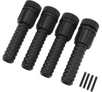 Adjustable Camping Stove Leg Levellers, Screw-In Design, 4 Pack | Four screw-in leg levellers for camping stoves; adjustable design for uneven ground.