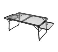 Adjustable Camping Table, Foldable Outdoor Table with 60kg Static Weight Capacity for Garden & Picnic - Portable, Lightweight, Easy to Store