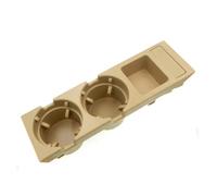 Adjustable Car Drinks Holder For 3 Series E46 323i 318I 1998-2006 Car Black Center Console Water Cup Holder Beverage Bottle Tray(Yellow)