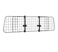 Adjustable Car Pet Barrier Metal Mesh Dog Divider, 90-145cm Telescopic Support Car Backseat Dog Separator, Universal Vehicle Cargo Pet Fence for Trunk Back Seat, Easy Install Metal Pet Guard Gate