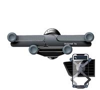 Adjustable Car Phone Holder with Gravity Bracket, 360 Degree Rotating Dashboard Holder, Invisible Rotatable Air Vent Mount for Car Phone Holder, Retractable Car Phone Anti-shake Holder