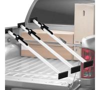 Adjustable Cargo Ratcheting Bar - 3 Pack, 74.8" Non-Slip Truck Bed Divider for Pickup, SUV, Trailer & Reefer - Secure Transport with Non-Slip Pad