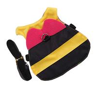 Adjustable Cartoon Bee Shape Pet Cat Rabbit Harness with Pulling Rope S Professional Accessories for Use (L)