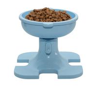 Adjustable Cat Bowl, Elevated Pet Dish, 6 Inches Raised Feeding Bowl with Anti Slip Base, Stainless Steel Pet Container, Cat Accessory with Magnetic Grip, Feeding Bowls for Indoor Cats and Dogs