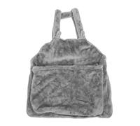 Adjustable Cat Carrier Apron, Soft Warm Pet Sling Sleeping Bag, Breathable Kitten Pouch with Large Pocket, Front Chest Carrier for Small Cats, Portable and Comfortable for Indoor O