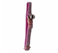 Adjustable Cat Collar with Bell - Durable Nylon Safety Buckle Collar with D-Ring for ID Tags - Breakaway Design for Cats and Kittens