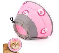 Adjustable Cat Cone Collar | Soft Breathable Protective Neck For Pets Recovery Cats Dogs Kittens Puppies, Lightweight Comfortable Healing Accessory, Prevents Self-Injury, Post-Care, Veterinary