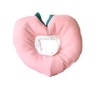 Adjustable Cat Cone Collar - Soft, Cute Recovery Collar for Kittens After Surgery Fruits Shaped Adjustable Cat Cone Collar Elizabeth Padded Pet Neck Anti Bite Lick Comfortable (Peach, L)