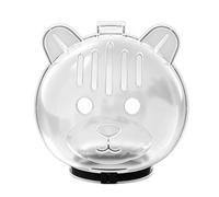 Adjustable Cat Grooming Muzzle, Clear PP Hood for Bathing and Nail Care | Choose by Your Cat's Weight and Neck Size, with Small and Large Options for Supervised Bathing and Nail Care at Home