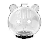 Adjustable Cat Grooming Muzzle, Clear PP Hood for Bathing and Nail Care | Choose by Your Cat's Weight and Neck Size, with Small and Large Options for Supervised Bathing and Nail Care at Home